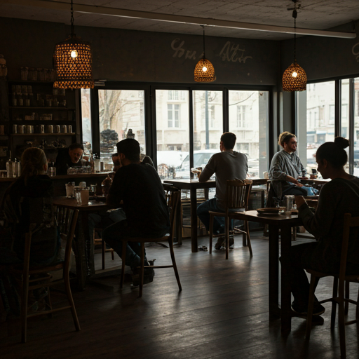 People at cafe